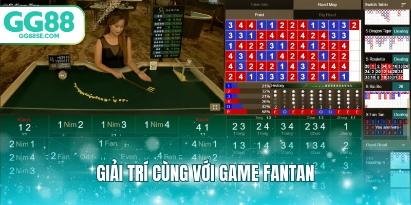 Giải trí cùng với game fantan